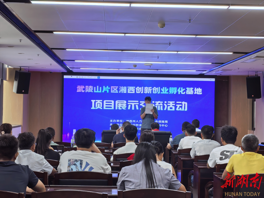 武陵山片区湘西创新创业孵化基地项目展示交流活动启幕